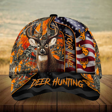 Joycorners Unique Loralle US Deer Hunting Personalized Hats 3D