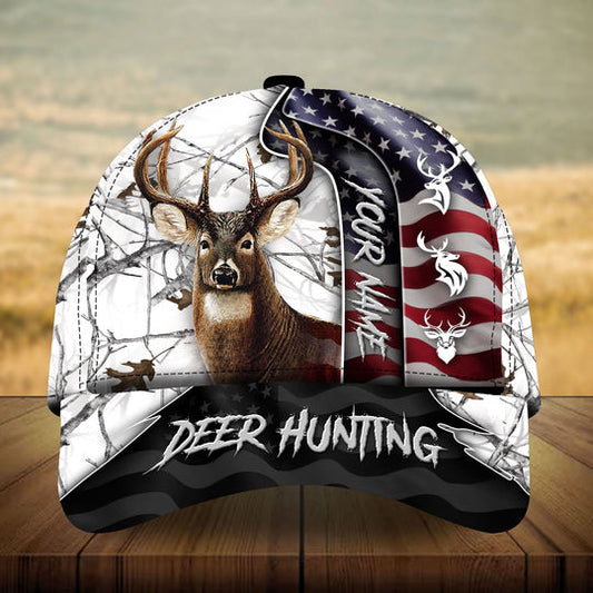 Joycorners Unique Loralle US Deer Hunting Personalized Hats 3D