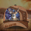 Joycorners Premium Brown Printed Deer Hunting Personalized 3D Hat