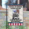 Joycorners Air Force Veteran Lives Here Patriotic Garden Flag #MT51