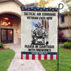 Joycorners Air Force Veteran Lives Here Patriotic Garden Flag #MT51