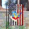Joycorners Let Freedom Ring Personalized Army Division Garden Flag #MT63