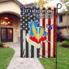 Joycorners Let Freedom Ring Personalized Army Division Garden Flag #MT63