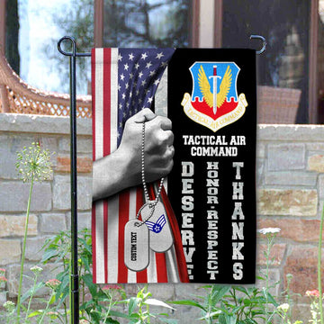 Joycorners Let Freedom Ring Personalized Air Force Command Garden Flag #MT64