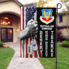 Joycorners Let Freedom Ring Personalized Air Force Command Garden Flag #MT64