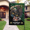 Joycorners Custom US Veteran Patriotic Garden Flag With Name #MT5
