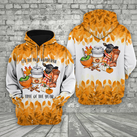 Joy Corners Black Angus Happiness Food Farm Hoodie