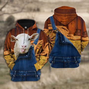 Joy Corners Sheep Farm Of Farmer Cattle Personalized 3D All Over Printed Hoodie