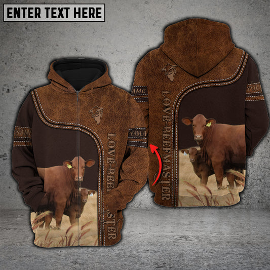 Joy Corners Beefmaster Love Baby Cattle Personalized 3D All Over Printed Hoodie