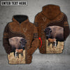 Joy Corners Buffalo Love Baby Cattle Personalized 3D All Over Printed Hoodie