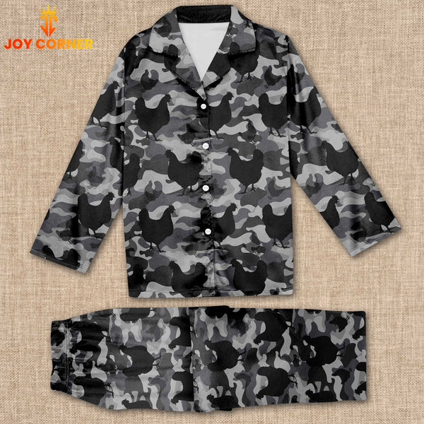 Joy Corner Chicken Lover Style 22 3D Chistmas Pajamas