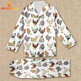 Joy Corner Chicken Lover Style 6 3D Chistmas Pajamas