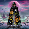Joy Corner Pumpkin Cat Cattoon Halloween Pattern Special Hooded Cloak