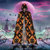 Joy Corner Black Cat Halloween Diamond Pattern Special Hooded Cloak
