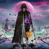 Joy Corner Pumpkin Black Angus Halloween Art Special Hooded Cloak