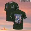 Joy Corners Custom Name American By Birth, Trucker By Choice T Shirt 2023