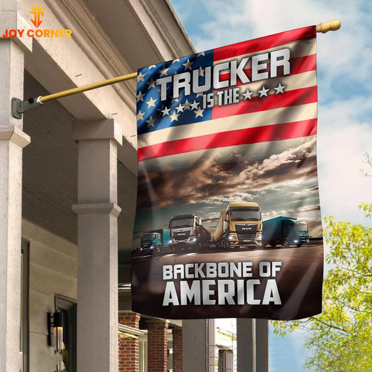 Joycorners Trucker Is Backbone Of American 3D House Flag