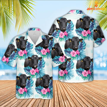 Joycorners Dexter Foot Sign Pattern 3D Hawaiian Shirt