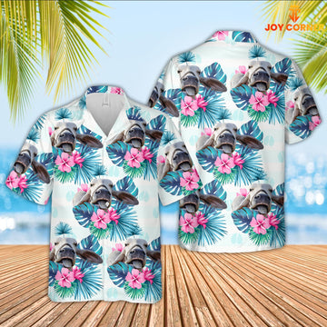 Joycorners Brahman Foot Sign Pattern 3D Hawaiian Shirt