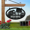 Joycorners Farm Sign & Wall Decor, Farmhouse Decor, Gift for Farmer, Farm Scene Wall Art, Barn Decor, Tractor Sign , Fathers Day Gift LM0110