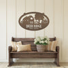 Joycorners Farm Sign & Wall Decor, Farmhouse Decor, Gift for Farmer, Farm Scene Wall Art, Barn Decor, Tractor Sign , Fathers Day Gift LM0110