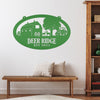 Joycorners Farm Sign & Wall Decor, Farmhouse Decor, Gift for Farmer, Farm Scene Wall Art, Barn Decor, Tractor Sign , Fathers Day Gift LM0110