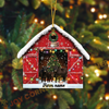 Joycorners Personalized Farm Name Cow Christmas Barn Ornament Acrylic Ornament (14 Breed Options)
