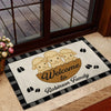 Joycorners Personalized Three Cows Family Welcome Doormat (10 Cattle Breeds)