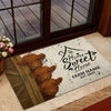 Joycorners Personalized Three Cows Home Sweet Home Doormat (10 Cattle Breeds)