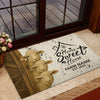 Joycorners Personalized Three Cows Home Sweet Home Doormat (10 Cattle Breeds)