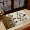 Joycorners Personalized Three Cows Home Sweet Home Doormat (10 Cattle Breeds)