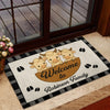 Joycorners Personalized Three Cows Family Welcome Doormat (10 Cattle Breeds)