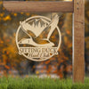 Joycorners Personalized Duck Hunting Sign, Duck Hunting Decor, Gift for Duck Hunting, Duck Hunting Wall Decor LM0110