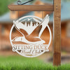 Joycorners Personalized Duck Hunting Sign, Duck Hunting Decor, Gift for Duck Hunting, Duck Hunting Wall Decor LM0110