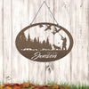 Joycorners Personalized Duck Hunting Metal Sign, Fathers Day, Duck Hunter Gift, Hunting Gift, Duck Hunting Scene Sign & Decor LM0110