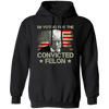 Joycorner Black I'M Voting Convicted Felon 2024 Shirt