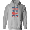 Joycorner Independence Day Voting For The Felon America President Trump 2024 Bright Shirt