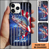Joycorners American Flag Fishing Crappie Personalized Phone Case