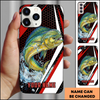 Joycorners Mahi-mahi Jumping Red Splash Personalized Phone Case