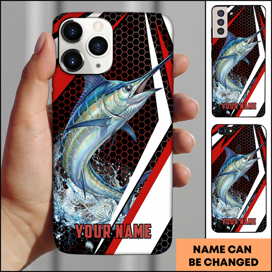 Joycorners Marlin Jumping Red Splash Personalized Phone Case