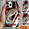 Joycorners Trout Jumping Red Splash Personalized Phone Case