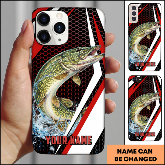 Joycorners Pike Jumping Red Splash Personalized Phone Case