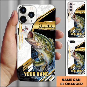 Joycorners Bass Fishing Lure Splash Personalized Phone Case