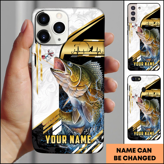 Joycorners Walleye Fishing Lure Splash Personalized Phone Case