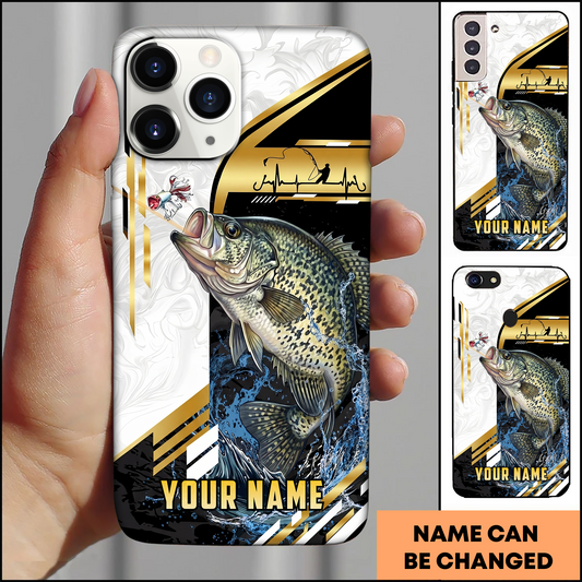 Joycorners Crappie Fishing Lure Splash Personalized Phone Case