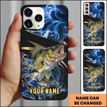 Joycorners Walleye Fishing Lure Splash Personalized Phone Case