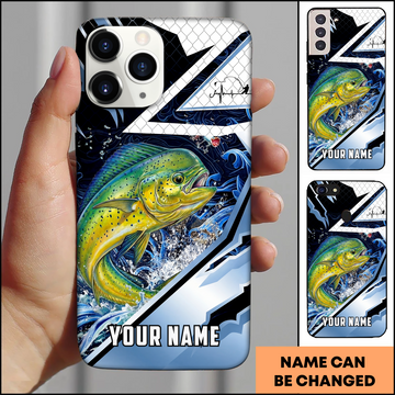 Joycorners Mahi-mahi Fishing Blue Lake Personalized Phone Case