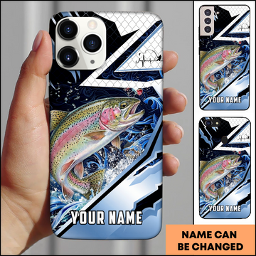 Joycorners Trout Fishing Blue Lake Personalized Phone Case