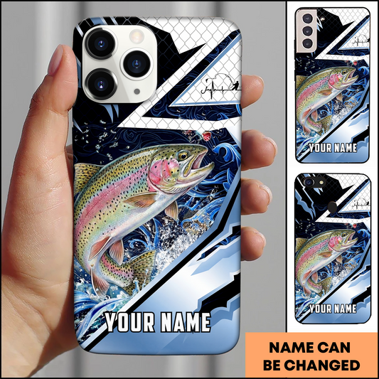 Joycorners Trout Fishing Blue Lake Personalized Phone Case