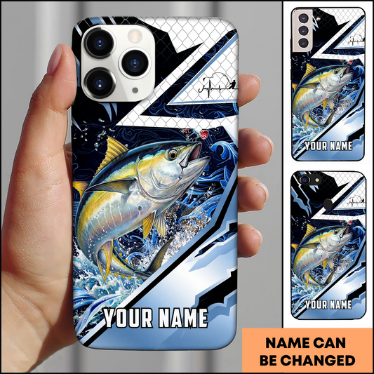 Joycorners Tuna Fishing Blue Lake Personalized Phone Case